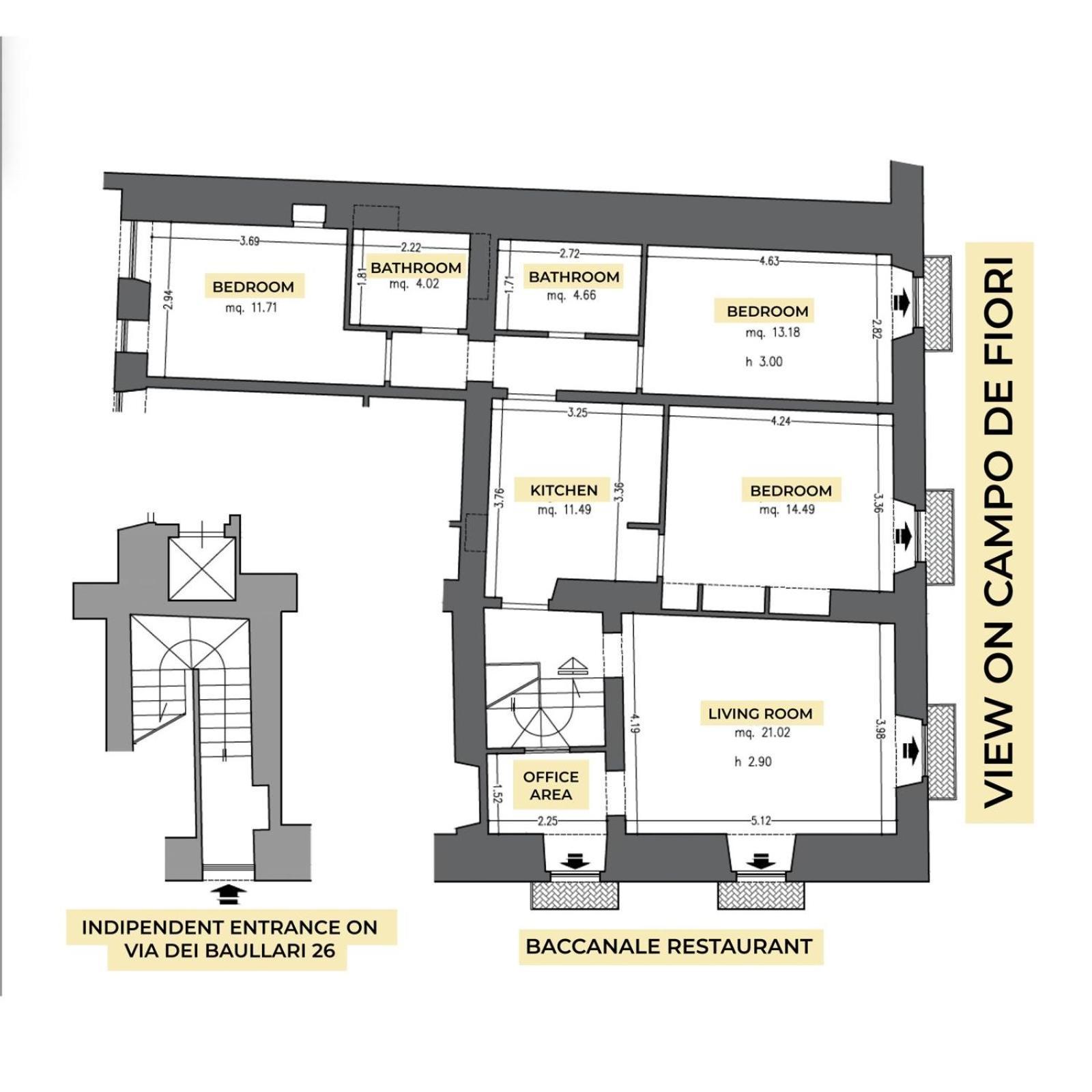 View On Campo De Fiori Irex Apartment Roma Exterior foto
