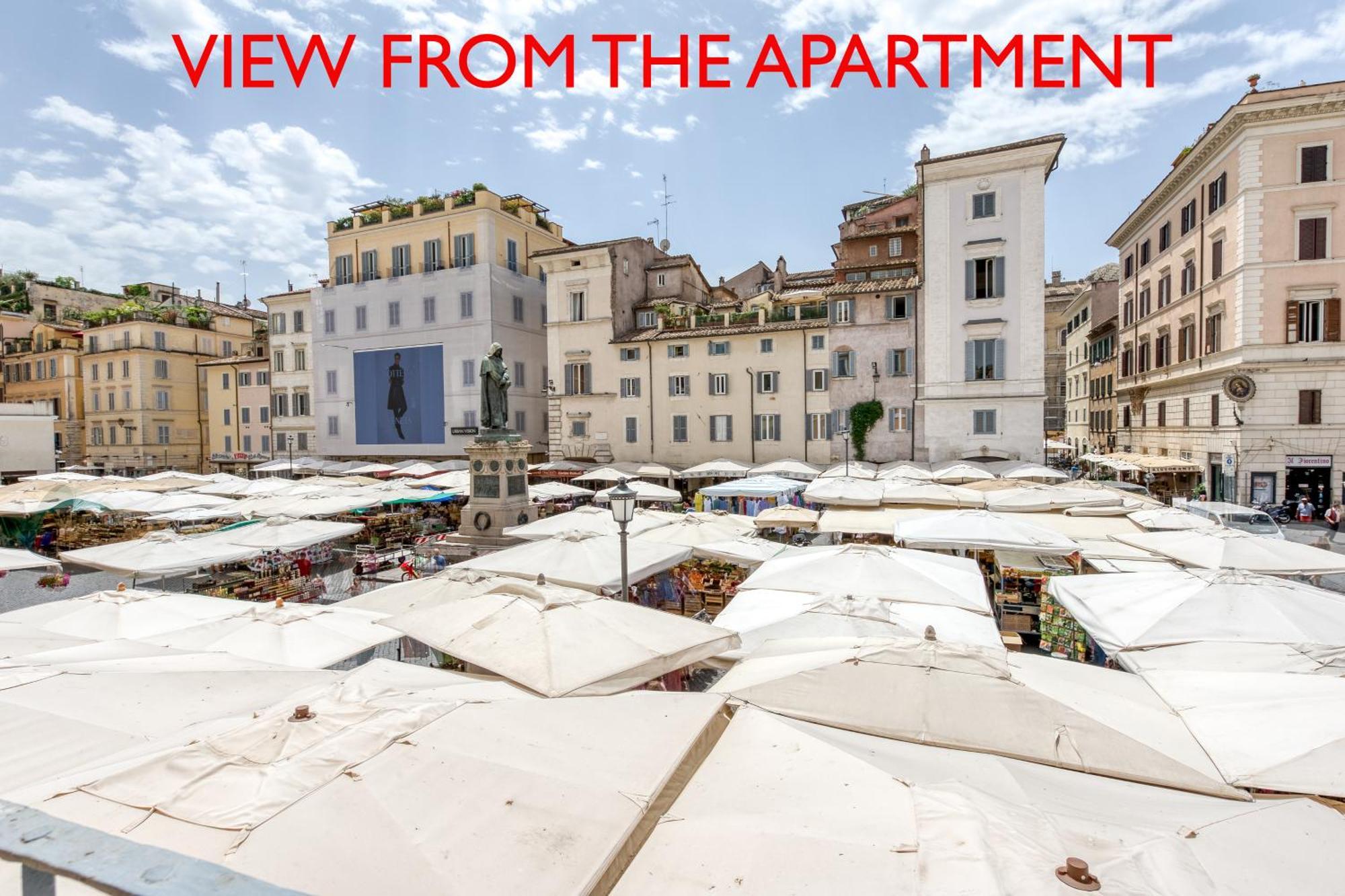 View On Campo De Fiori Irex Apartment Roma Exterior foto